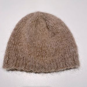 Handmade wool knit hat cap toque
